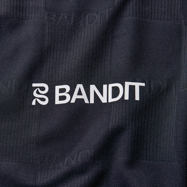 Bandit Cheque Jacquard Long Sleeve - Unisex, Black