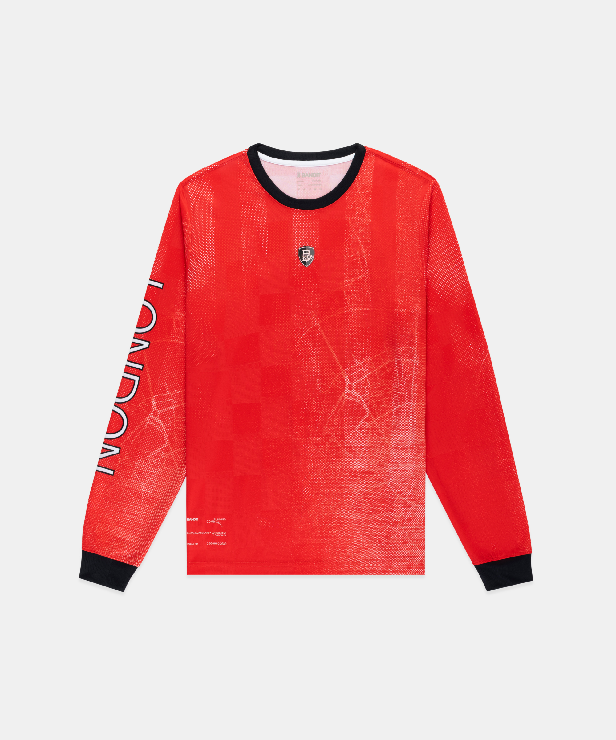 Unisex Bandit Cheque™ Home Long Sleeve Jersey - LDN ‘26