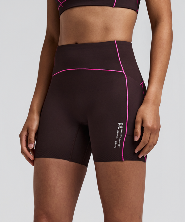 Women's Vanisher™ 5" Pop Stitch™ High Waist Compression Short - Espresso