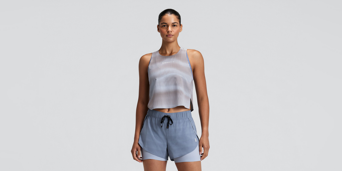Women's CoolGrid™ Race Singlet - Pavilion Blue