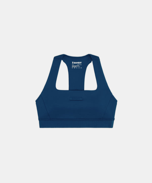 Women's Stamina-V™ Square Neck Run Bra - Ink Blue
