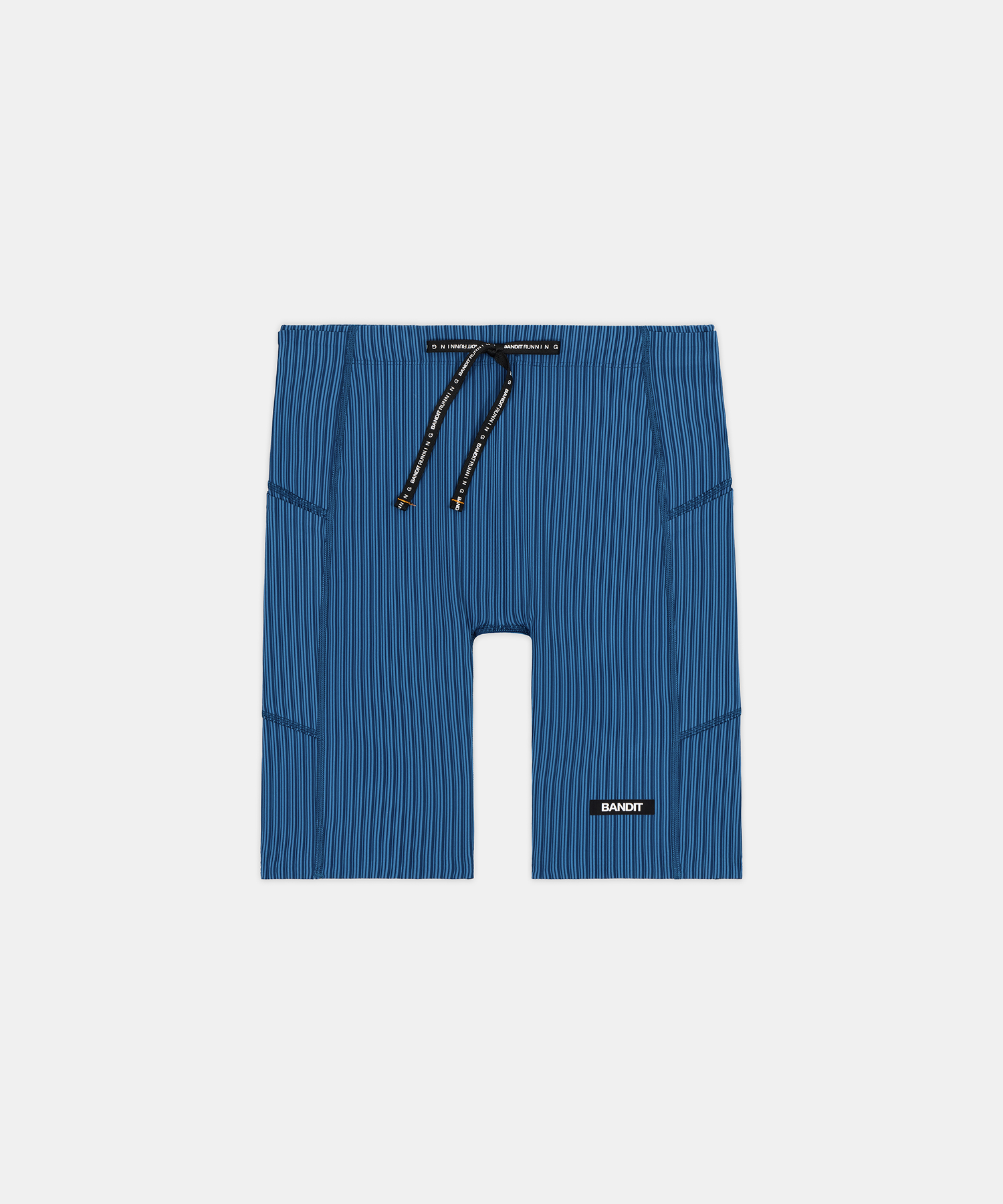 Men's Striped Cadence™ 7 Pocket Lined Half Tights - Ink Blue / Aegean