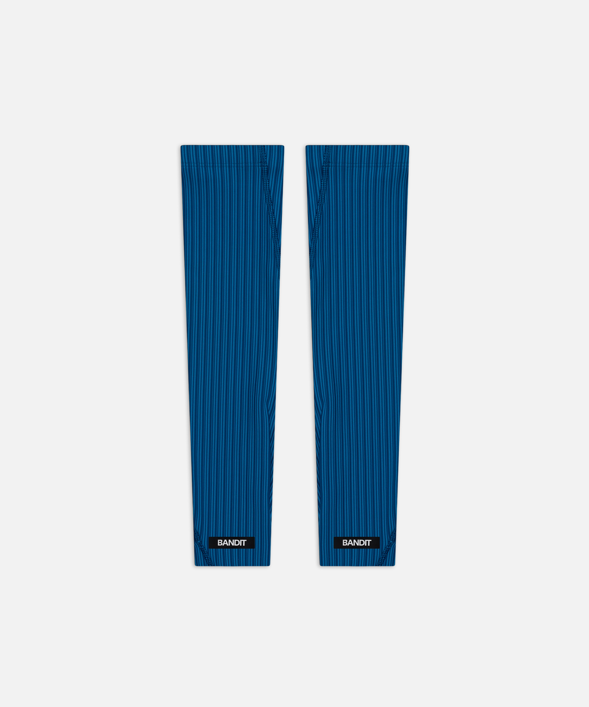 Striped Cadence™ Compression Sleeves - Ink Blue / Aegean
