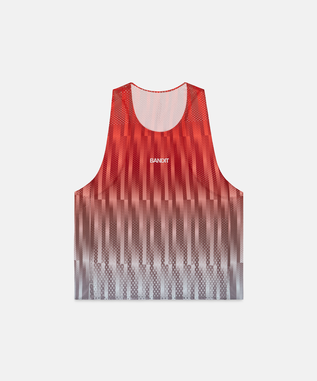 Men's Shredder™ Shorty Race Singlet - Uneven Gradient - Poppy