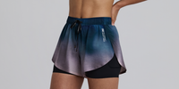 Thumbnail of Women's Vento™ 2-in-1 Run Short - Flow State Aegean Multi