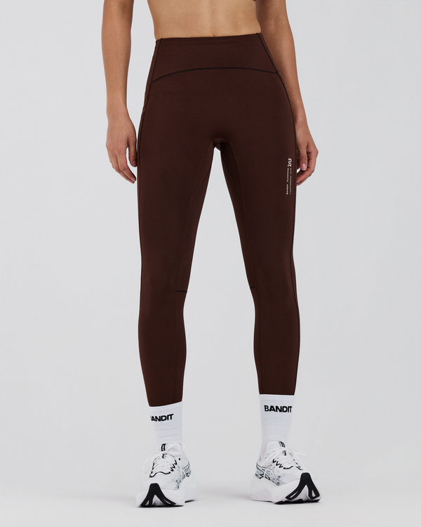 Women's Stamina-V™ High Waist Leggings - Cacao