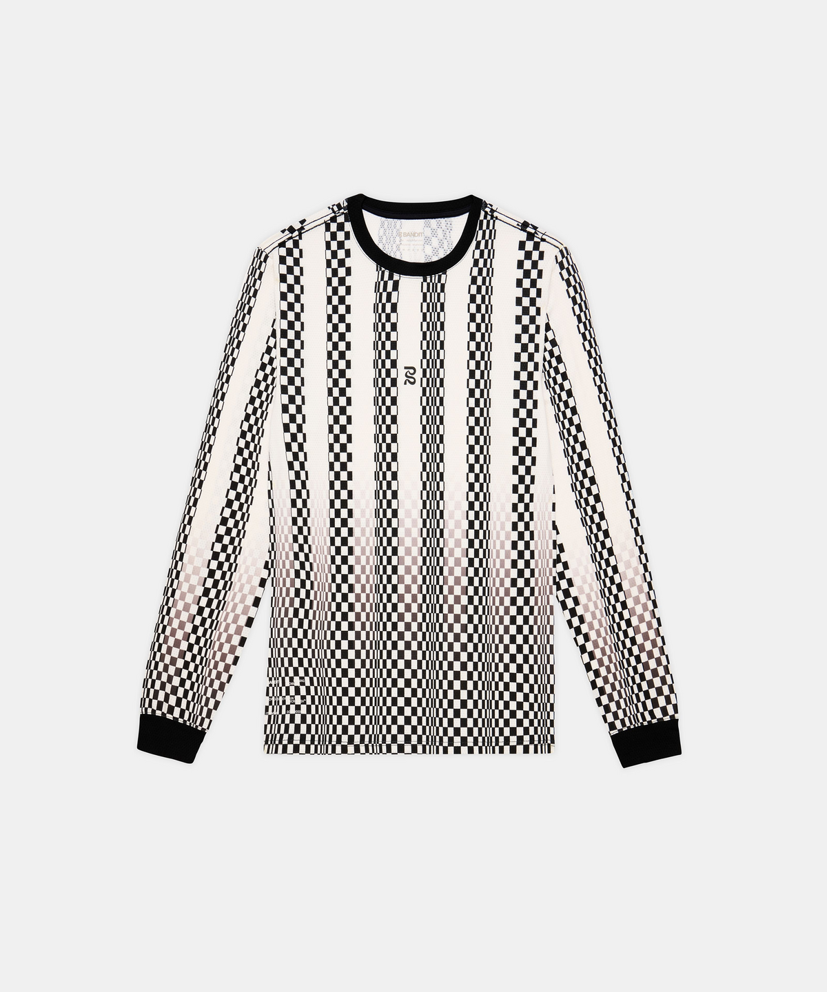 Men's Micromesh™ Long Sleeve - Checkerboard Stripe