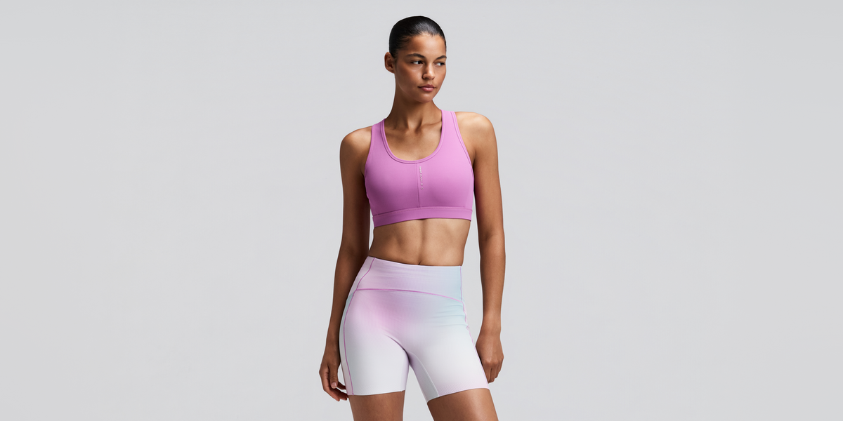 Women's Vanisher™ Reverso™ Scoop Neck Run Bra - Orchid Bloom Multi