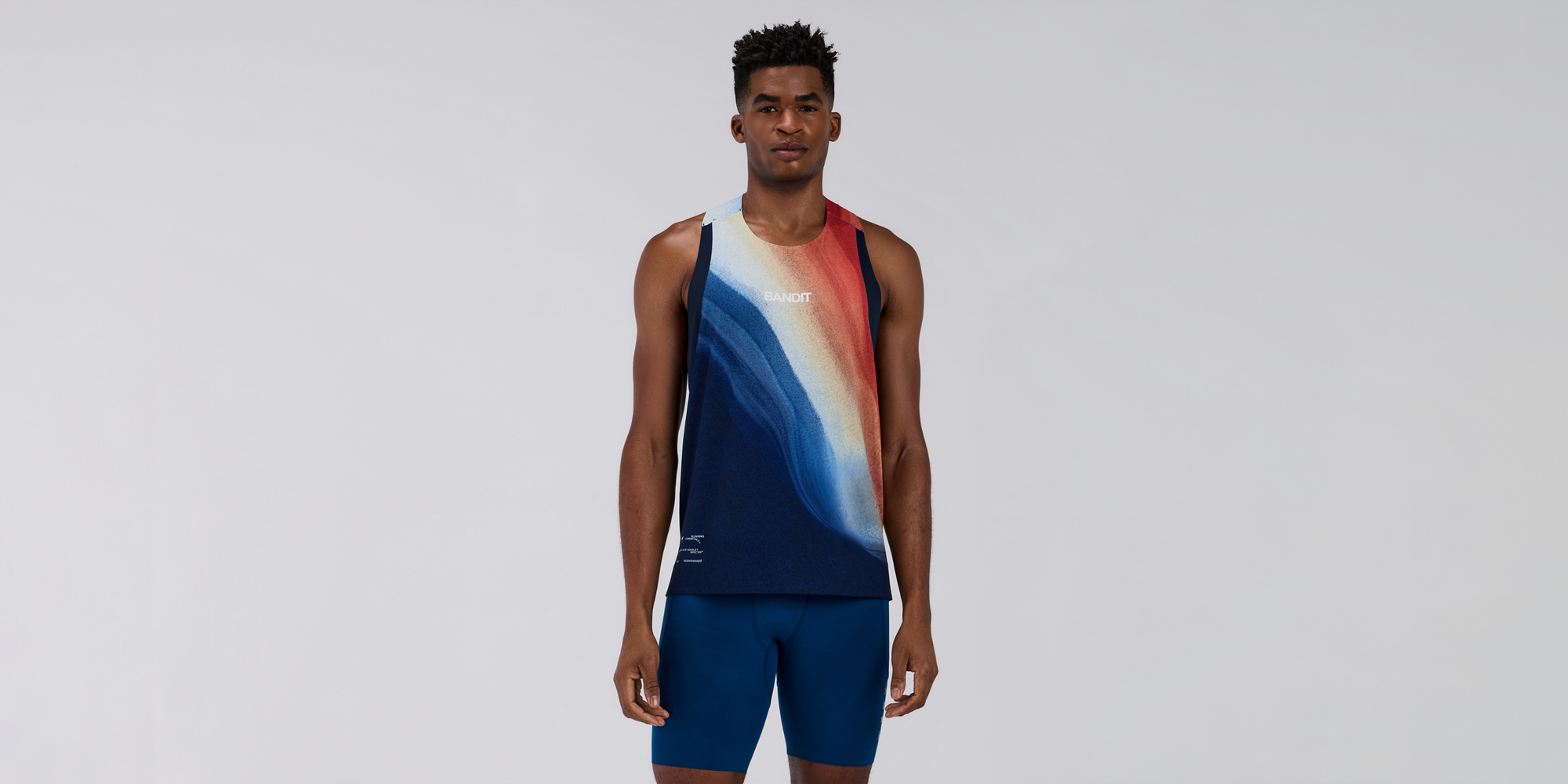 Men's Specter™ Race Singlet - Thermal Field Rusted Apricot