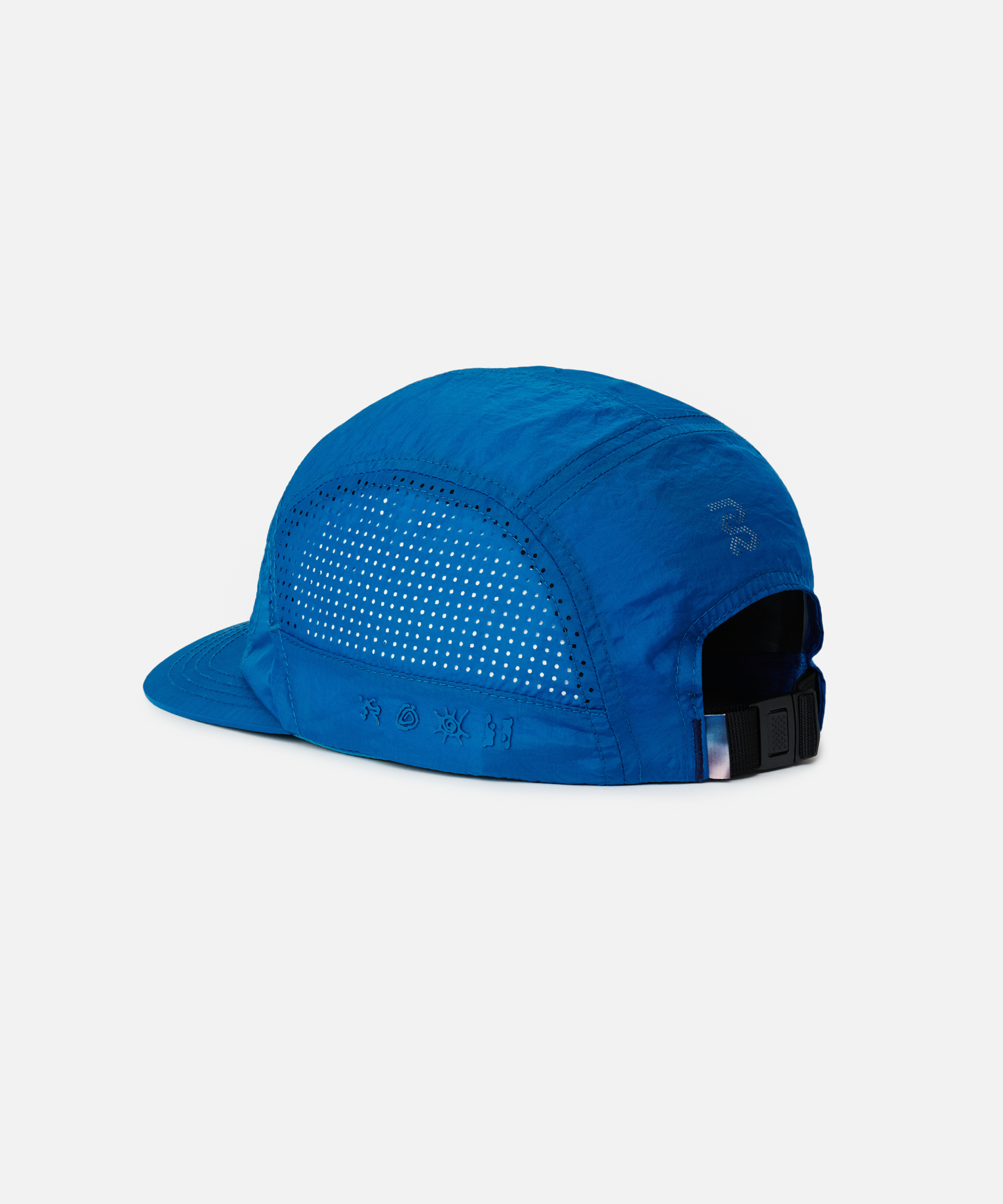 Nylon HumoFit™ Run Hat with Sunglasses Holder - Ink Blue