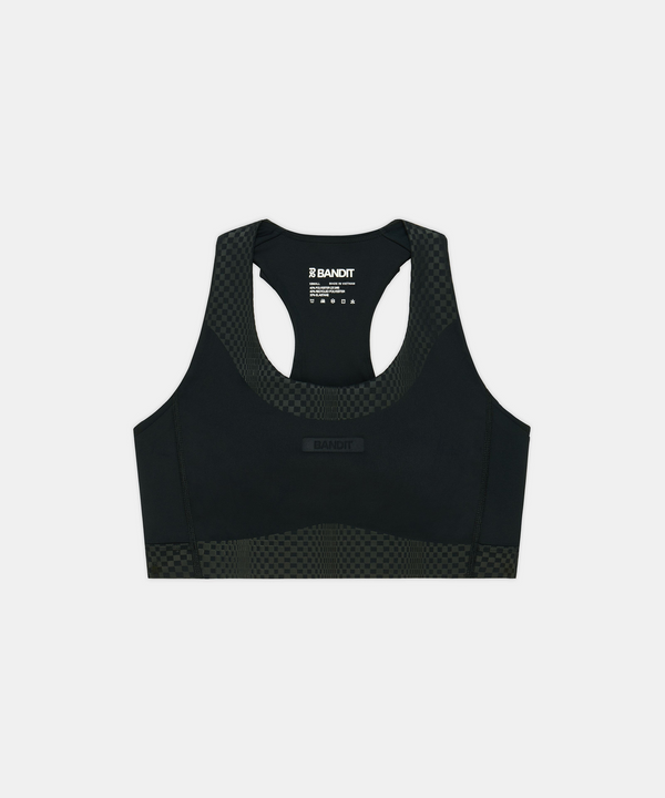 Women's Stamina-V™ Threshold Run Bra - Black