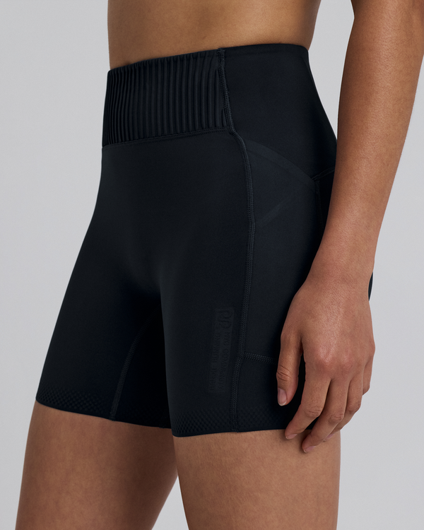 Women's Stamina-V™ High Waist 5" Compression Short - Black