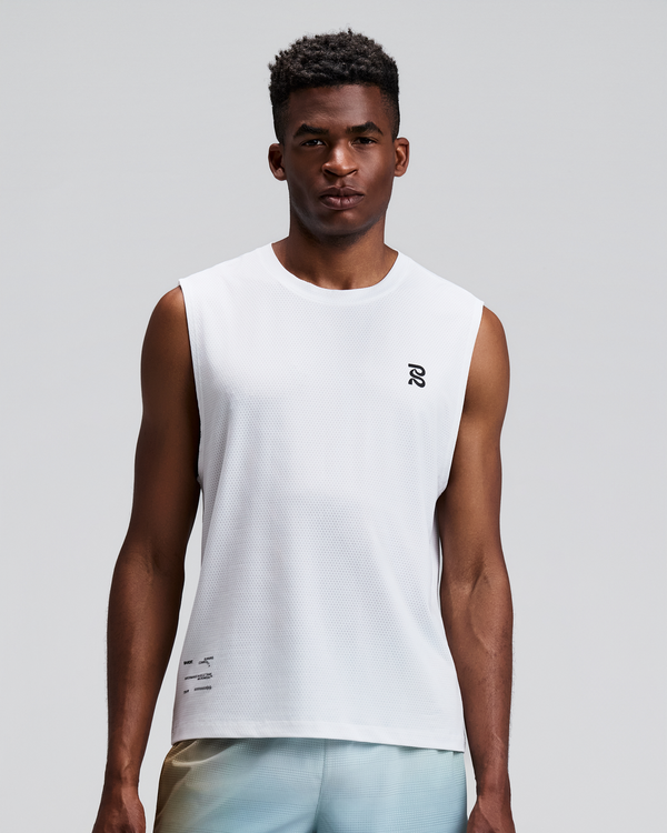 Men's Micromesh™ Run Tank - White