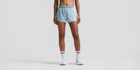 Thumbnail of Women's CoolGrid™ 3" Split Shorts - Uneven Gradient - Lagoon / Mist