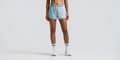 Thumbnail of Women's CoolGrid™ 3" Split Shorts - Uneven Gradient - Lagoon / Mist