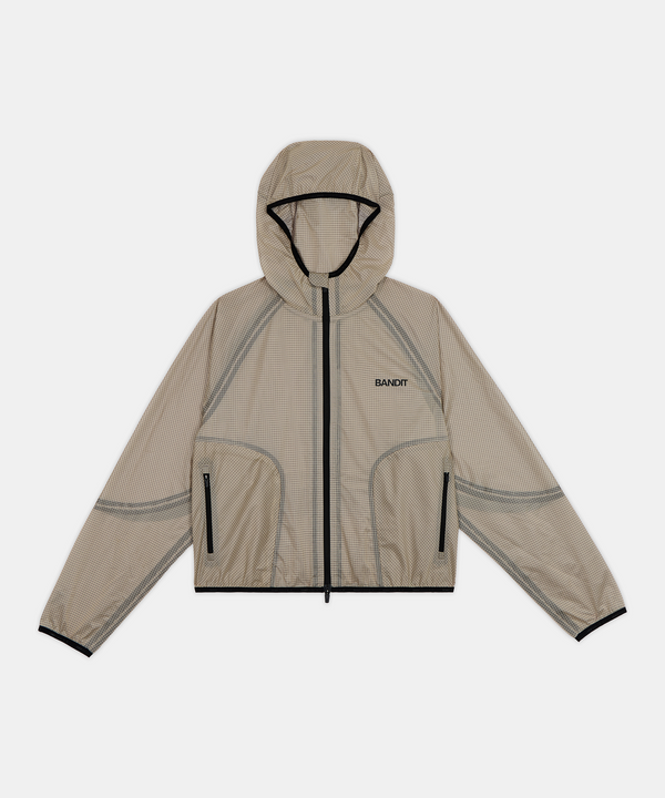 BANDIT_WINDBREAKER JACKET_バンディット_シェル Women's VeloRip™ Ultralight Windproof Jacket - Oatmeal