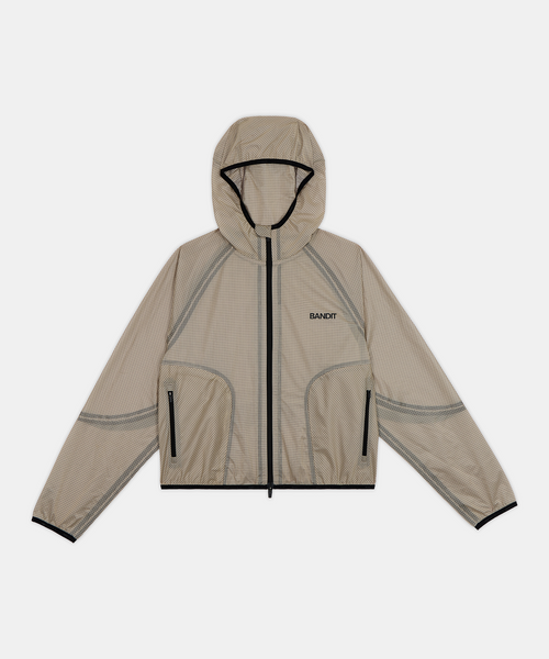BANDIT_WINDBREAKER JACKET_バンディット_シェル Women's VeloRip™ Ultralight Windproof Jacket - Oatmeal