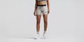 Thumbnail of Women's Striped Cadence™ 5" Compression Shorts - Plaster / Slate