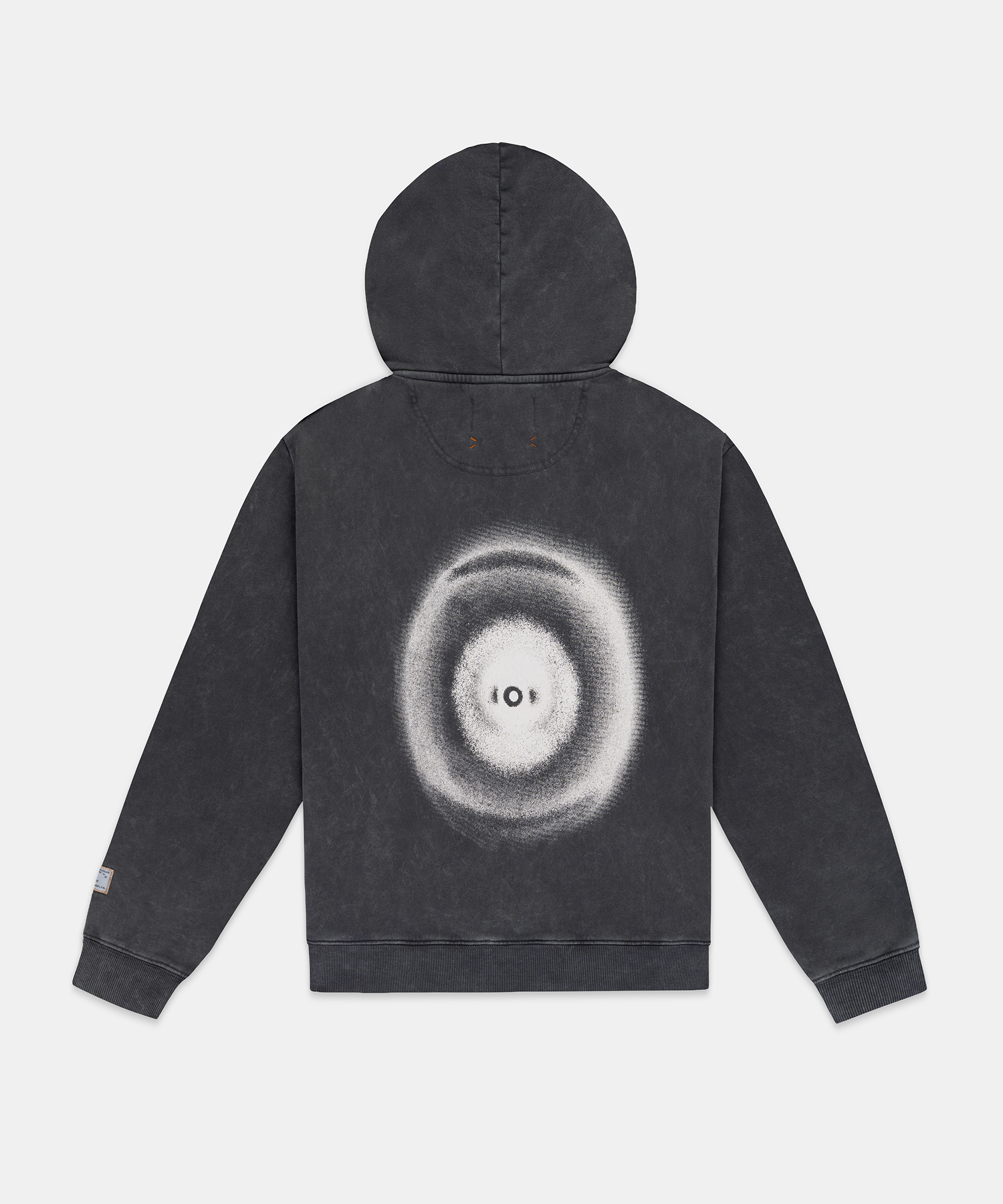 Unisex Chroma Wash Cropped Hoodie - Introspection Anthracite