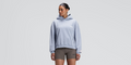 Thumbnail of Unisex Chroma Wash Cropped Hoodie - Steel Horizon