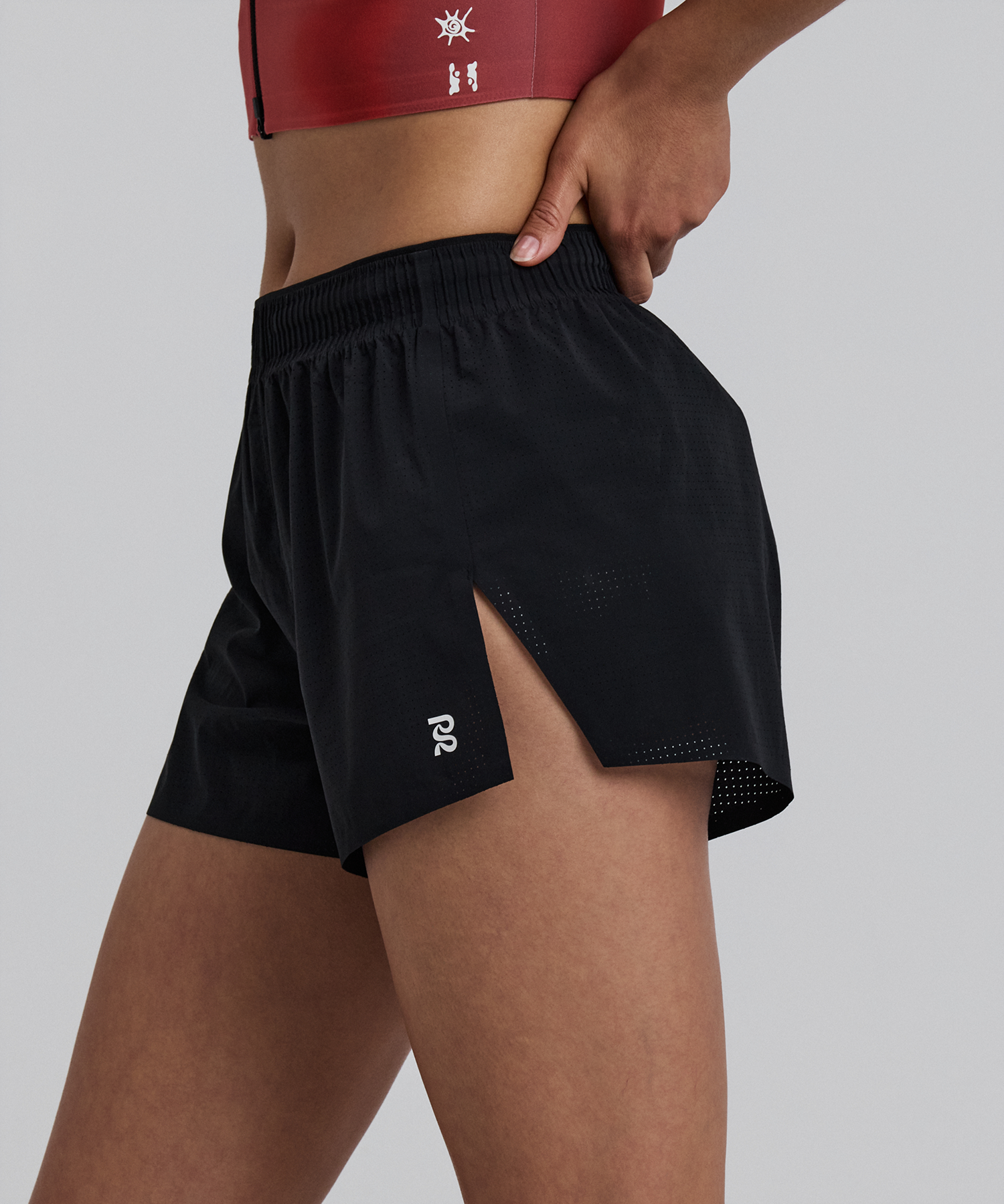 Women's Vento™ Next Gen 3" Split Short - Black