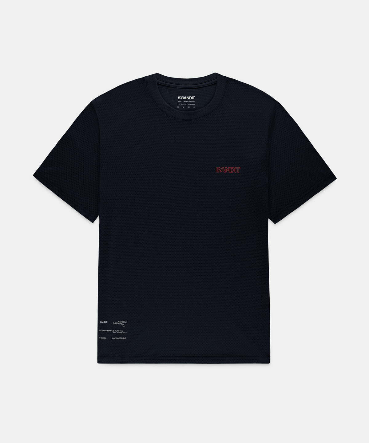 Men's Micromesh™ Short Sleeve Run Tee - Black