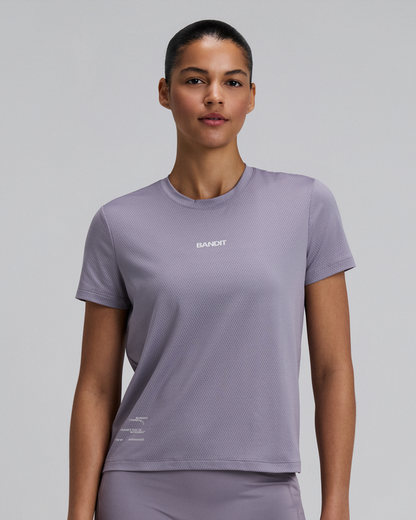 Women's Micromesh™ Run Tee - Violet Fog
