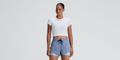 Thumbnail of Women's Vituccia™ Cropped Performance Tee - White