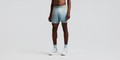 Thumbnail of Men's CoolGrid™ 2-in-1 Run Short - Lagoon Multi