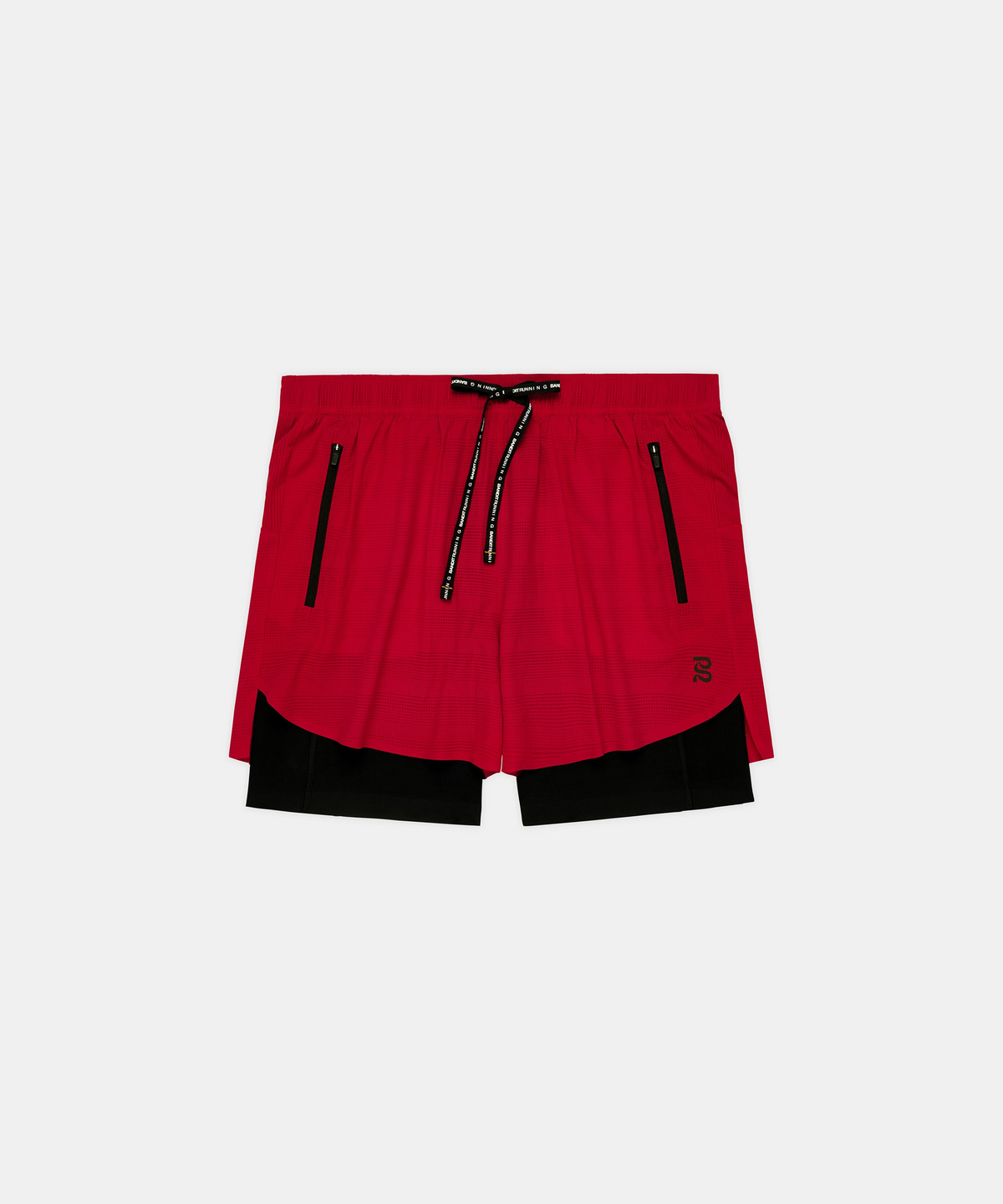 Men's CoolGrid™ 2-in-1 Run Shorts - Oxide Red