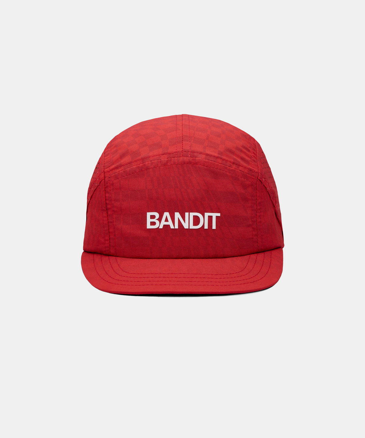 Nylon Run Hat with Sunglasses Holder - Oxide Red / Signal Red