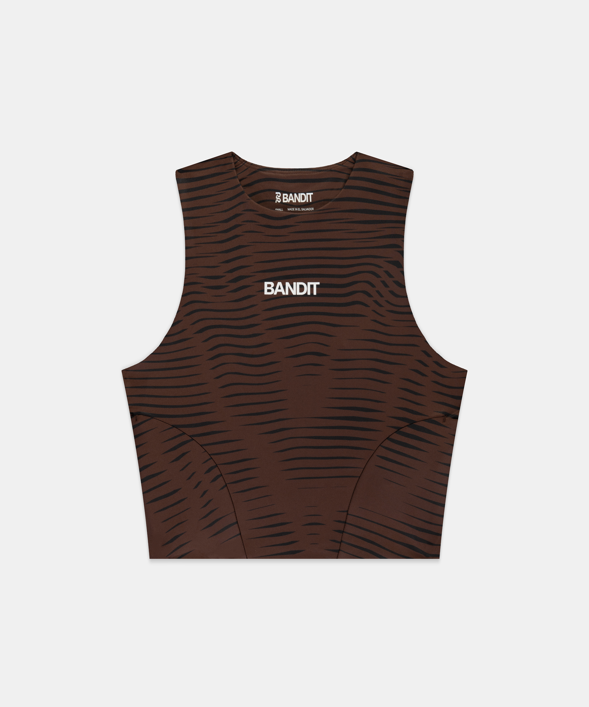 Women's Stamina™ Race Crop - Organic Stripe Cacao