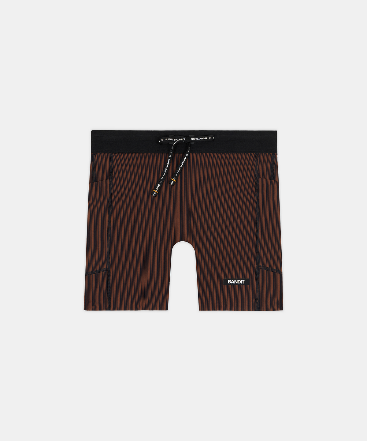 Women's Striped Cadence™ 5" Compression Shorts - Cacao / Black