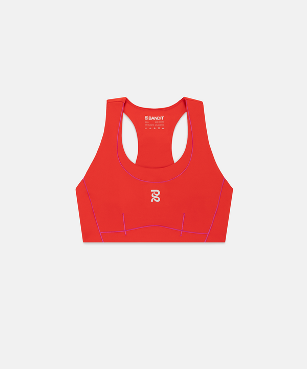 Women's Vanisher™ Pop Stitch™ Arco Run Bra - Poppy