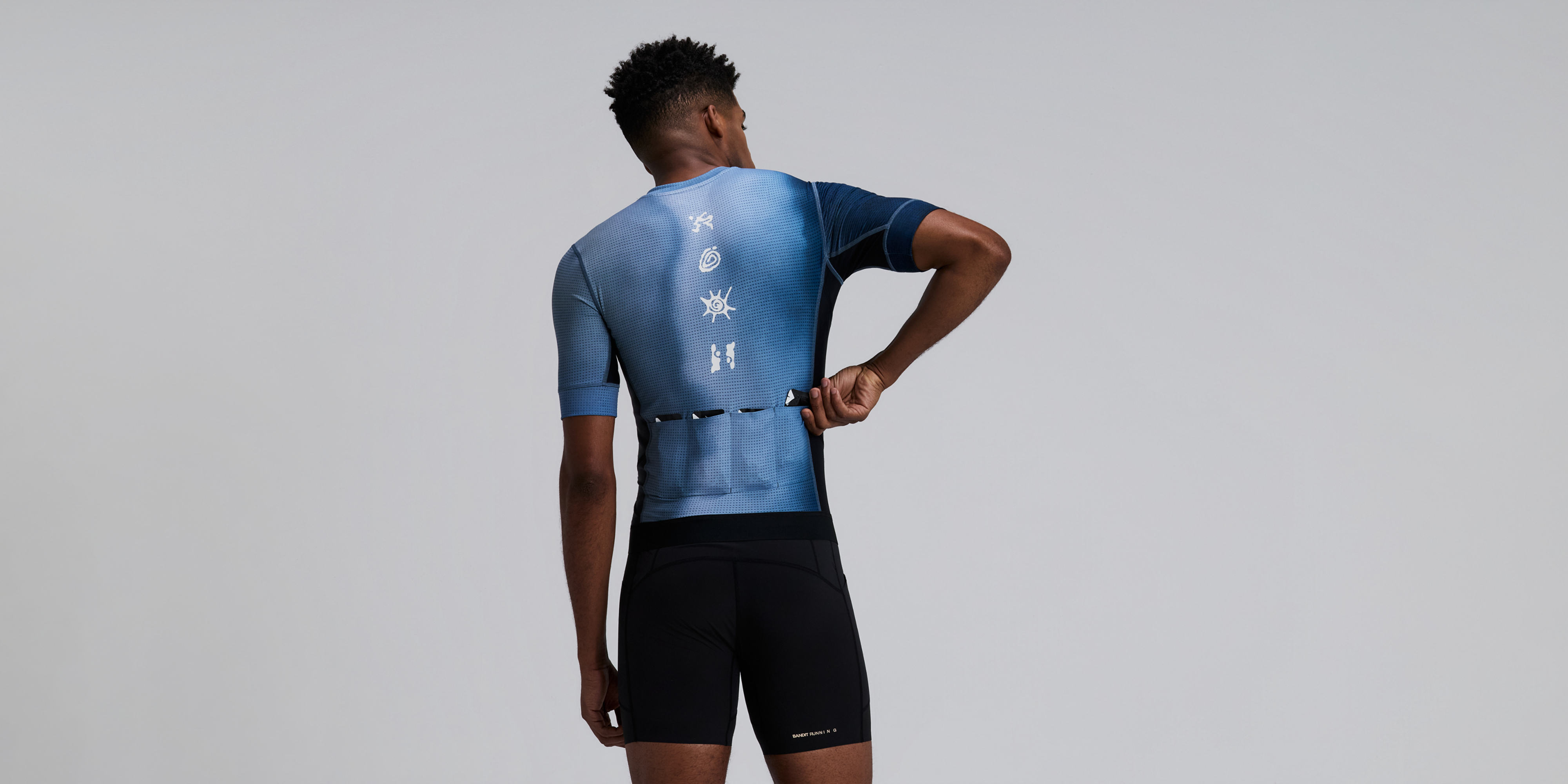 Men's GeoMesh™ Race Top - Tranquil Blue
