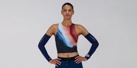 Thumbnail of Women's Stamina™ Race Crop - Thermal Field Rusted Apricot