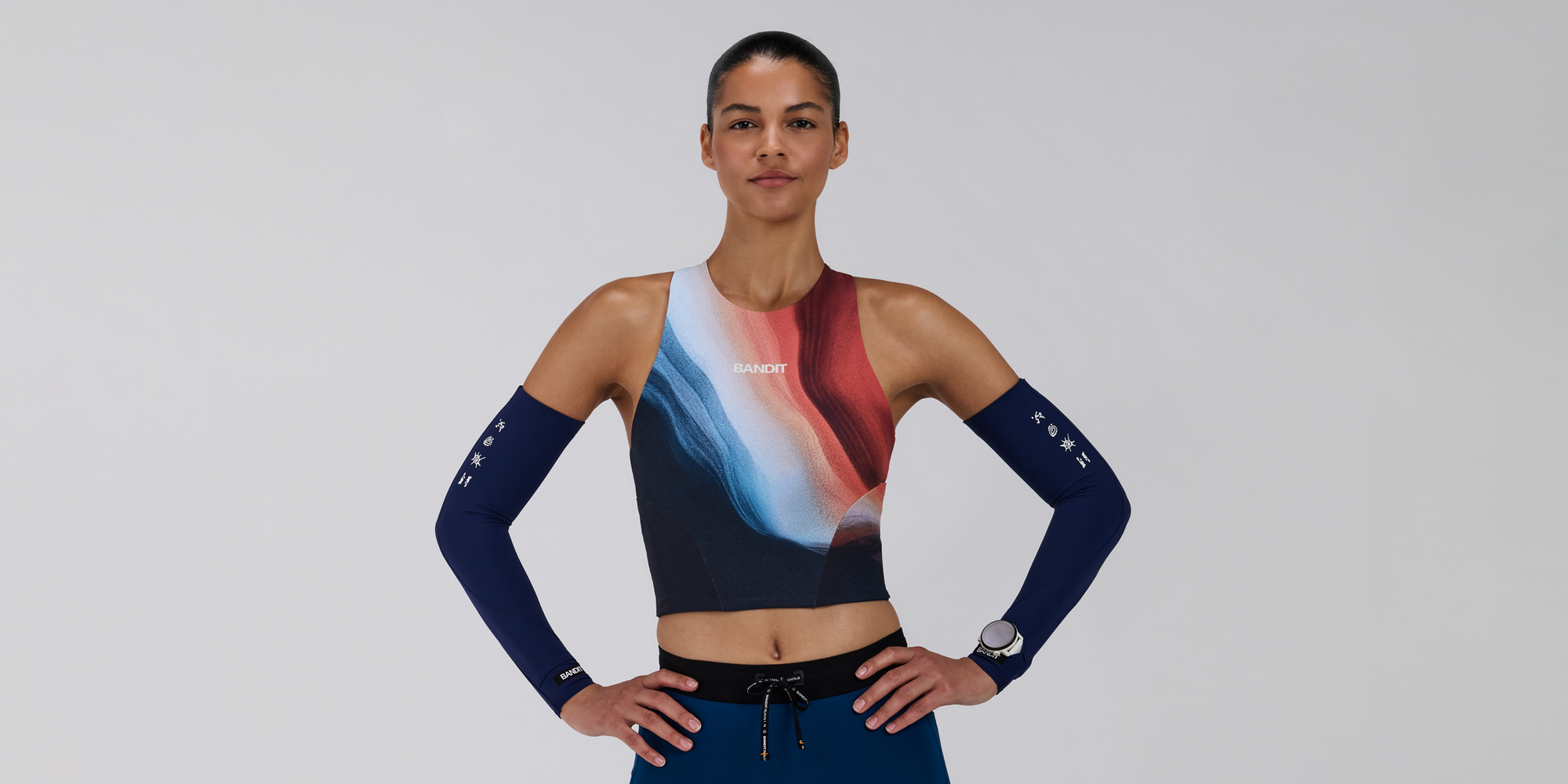 Women's Stamina™ Race Crop - Thermal Field Rusted Apricot