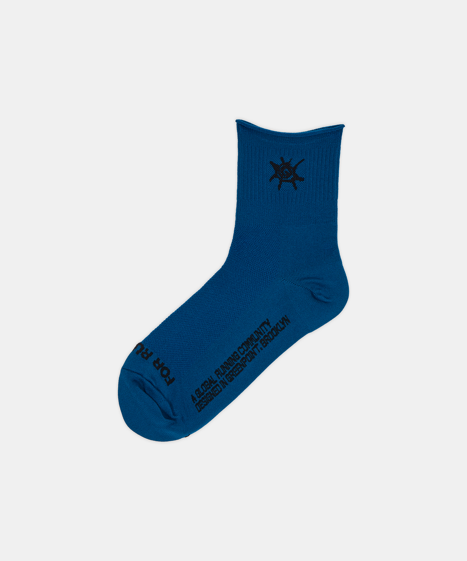 Lite Run™ Ribbed Quarter Socks - Aegean (2 Pack)