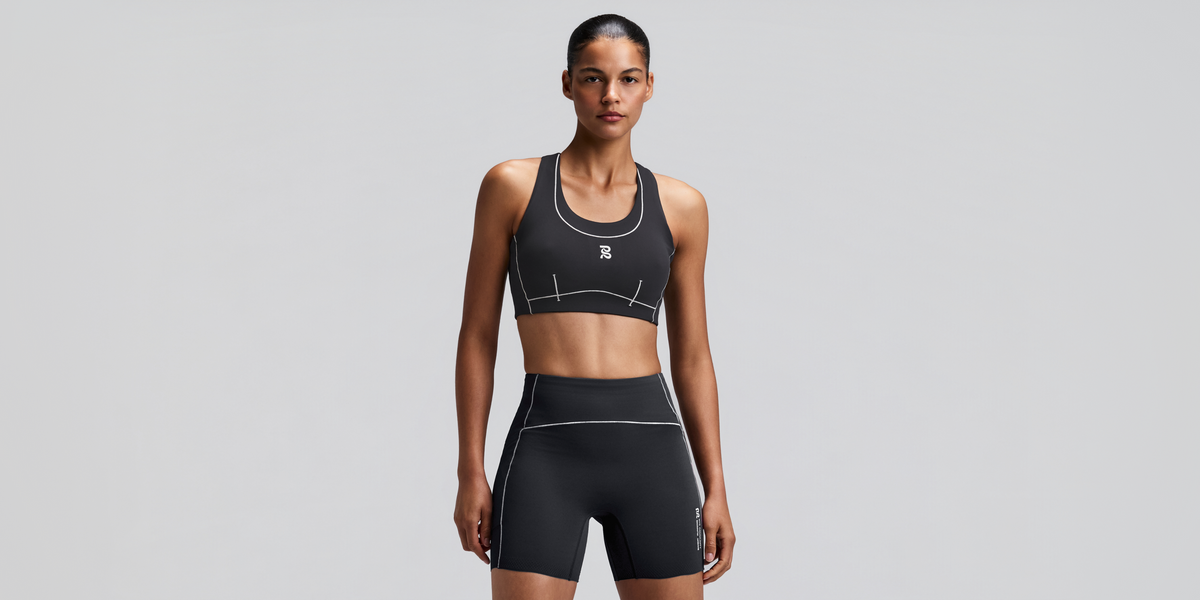 Women's Vanisher™ Pop Stitch™ Arco Run Bra - Anthracite