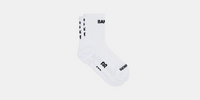Thumbnail of Lite Run™ Spring Motif Quarter Socks - White / Black