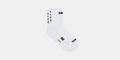 Thumbnail of Lite Run™ Spring Motif Quarter Socks - White / Black