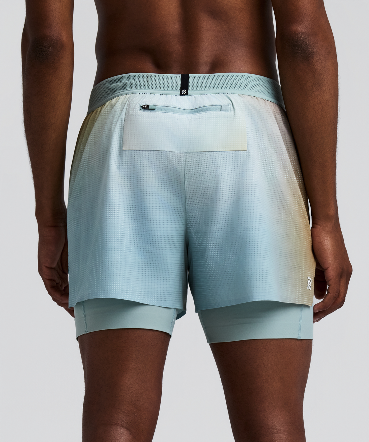 Men's CoolGrid™ 2-in-1 Run Short - Lagoon Multi