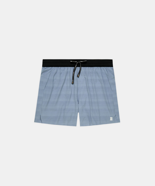 Men's CoolGrid™ 5" Run Shorts - Steel Horizon
