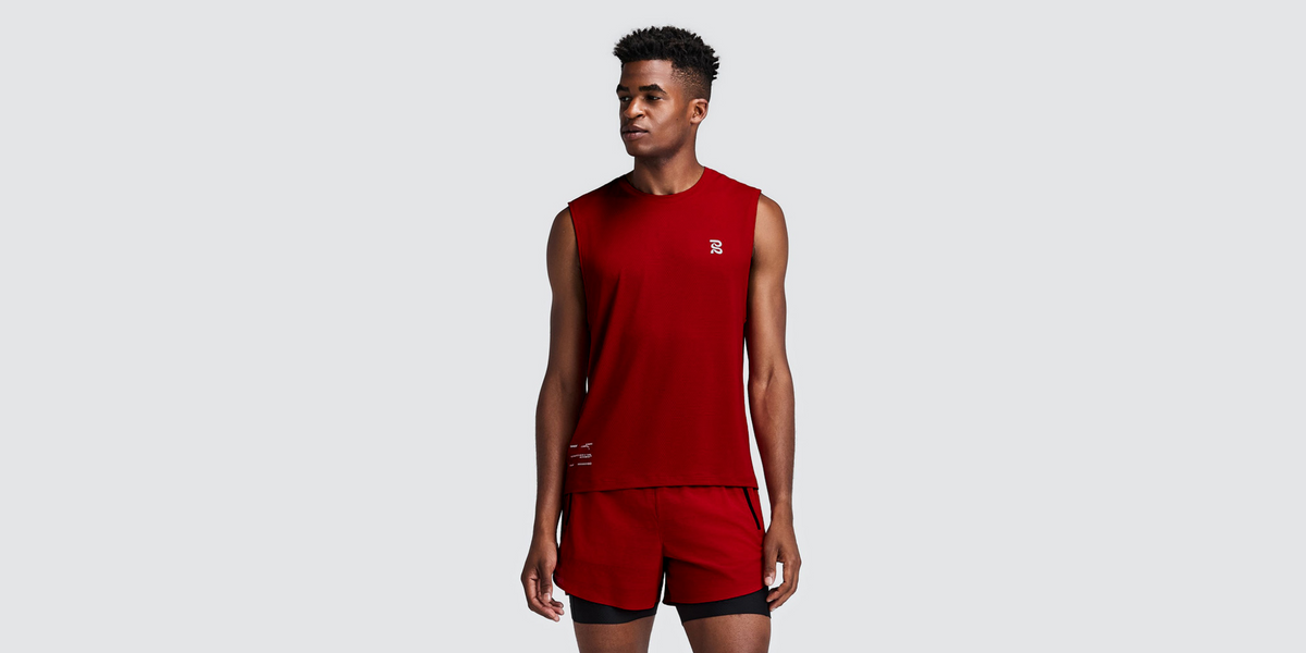 Men's Micromesh™ Run Tank - Oxide Red