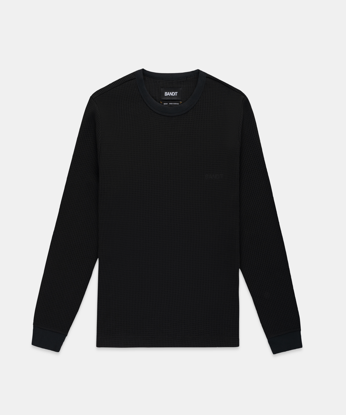 Men's Polartec® Waffle Long Sleeve - Black