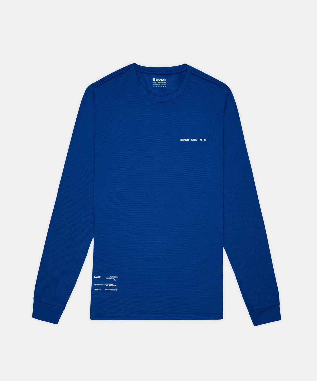Men's Micromesh™ Long Sleeve - Bauhaus Blue