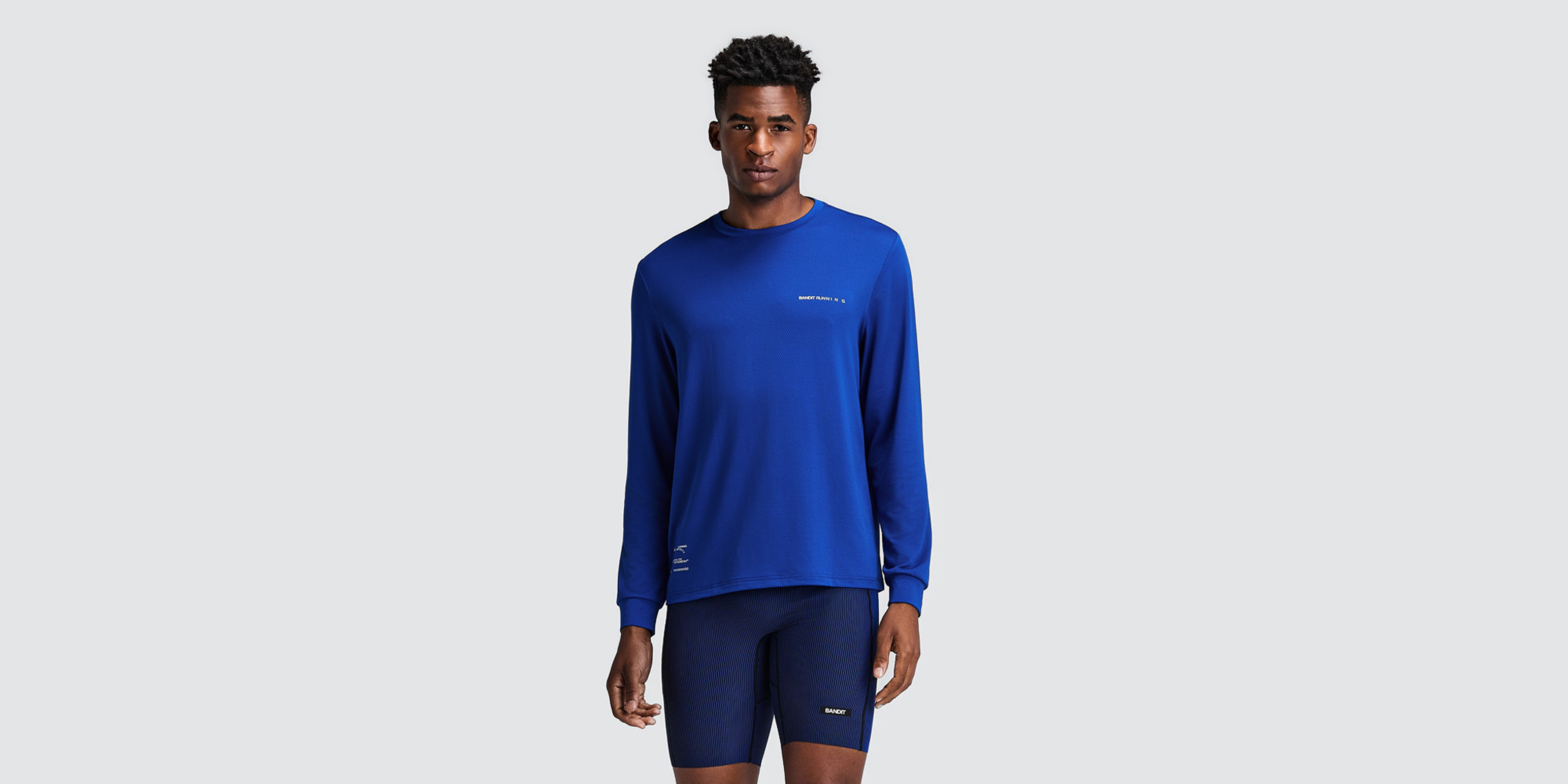 Men's Micromesh™ Long Sleeve - Bauhaus Blue