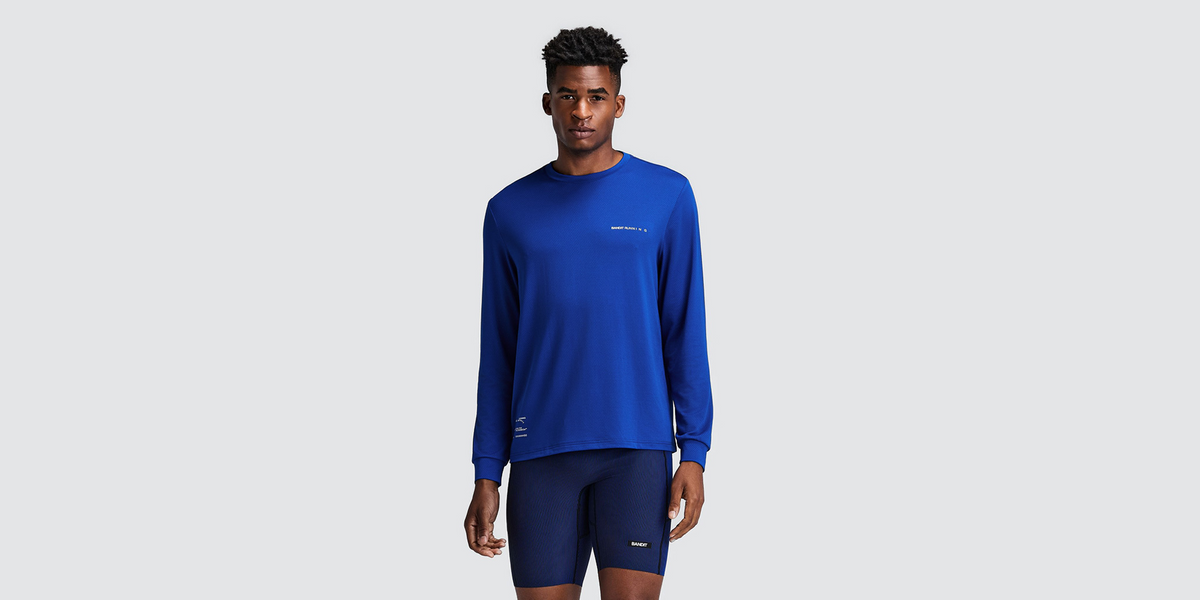 Men's Micromesh™ Long Sleeve - Bauhaus Blue