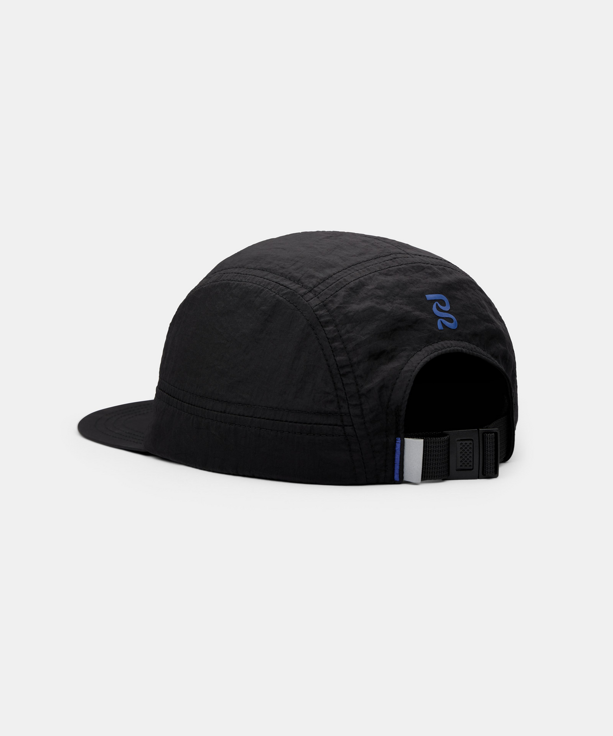Nylon Run Hat - Black / Bauhaus Blue