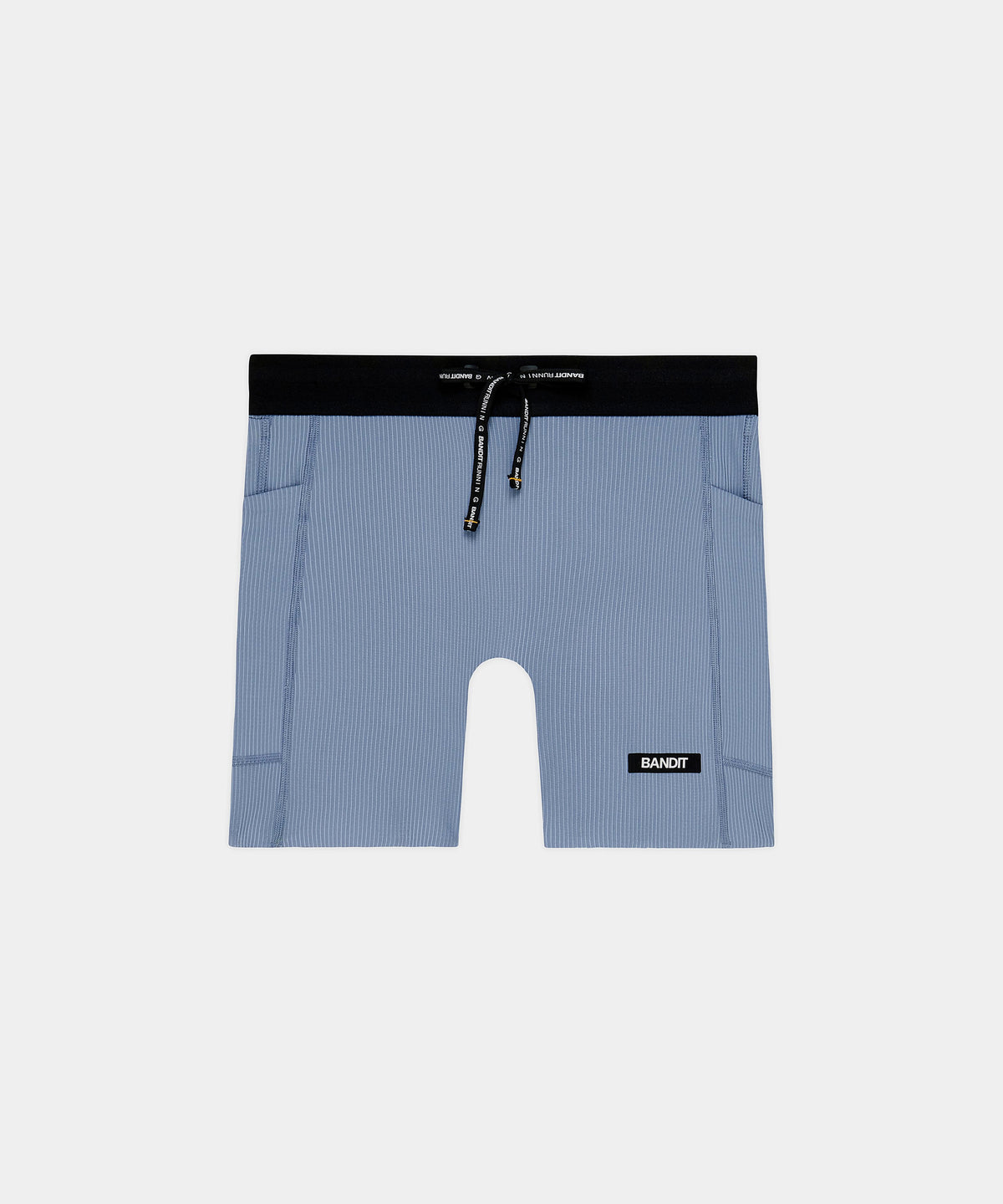 Women's Striped Cadence™ 5" Compression Shorts - Pavilion Blue / Steel Horizon